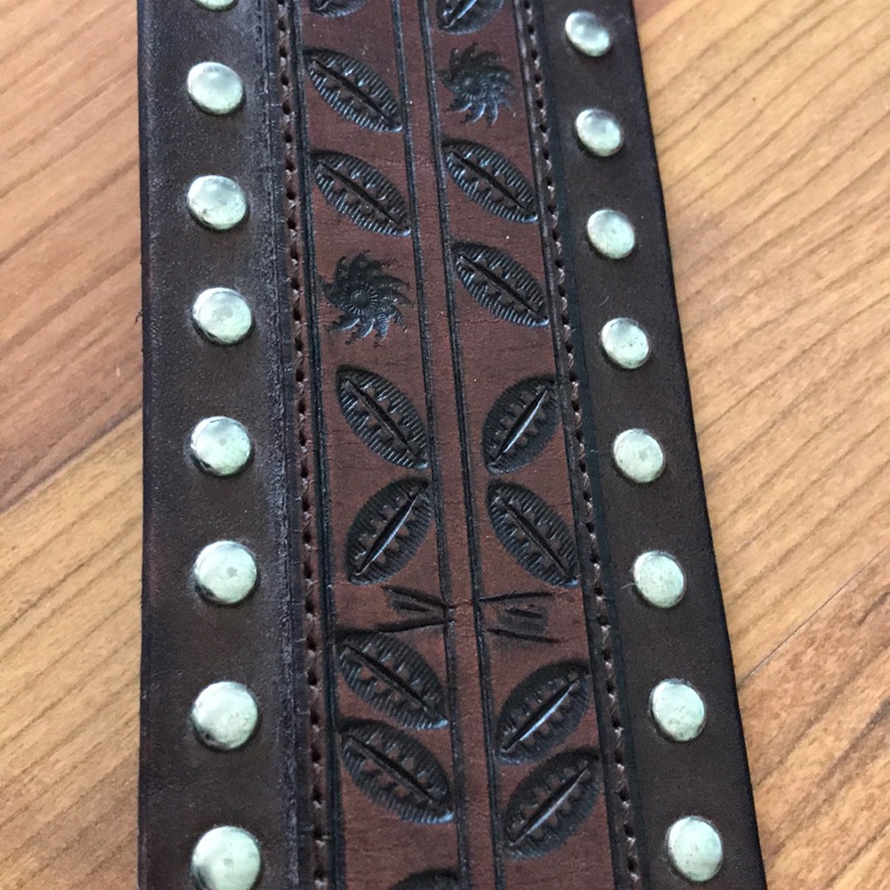 Genuine leather belt, size XL - Picture 4 of 6